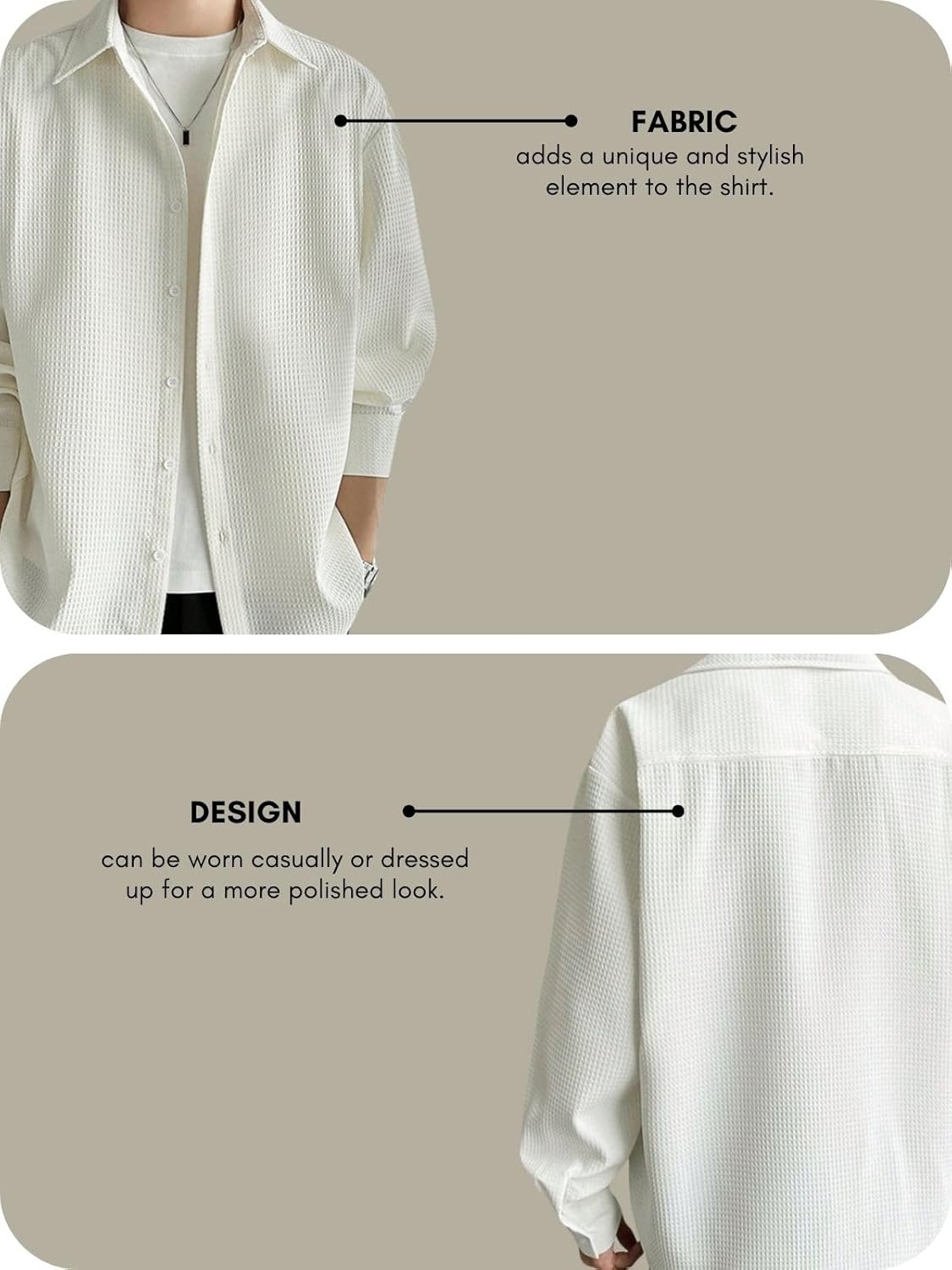 Casual Stylish Polycotton Regular Formal Shirt  | Relaxed Fit Textured Shirt For Mens